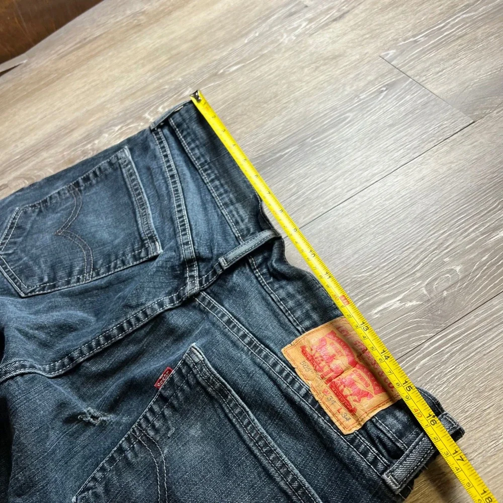 Levis 505 Regular Fit Jeans Mens 34x34 Grayish Indigo Straight Leg 00505-1330